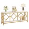 Extra Long 71" Console Table with 2 Tiers and Open Storage Shelf